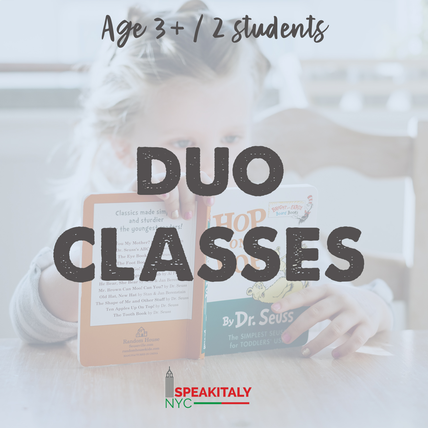 Private Classes (DUO) Children 3+
