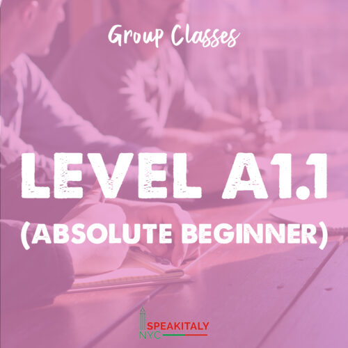 Group Classes - Level A1.1 (Absolute Beginner)