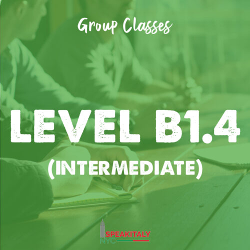 Group Classes - Level B1.3 & B1.4 (Intermediate)