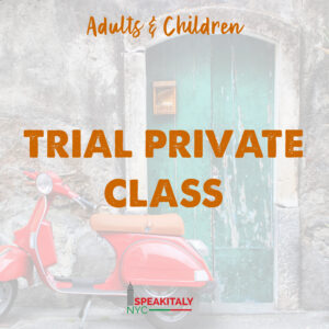 Trial Italian Class (Children & Adults)